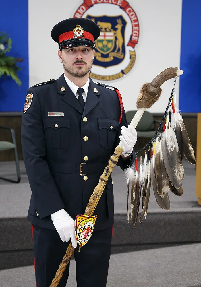 Anishinabek Police Service eagle staff