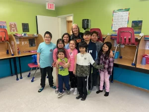 Lac Seul Police school visit